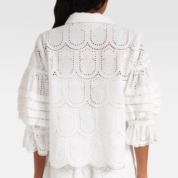 Farm Rio Embroidered Cotton Shirt - Picture 3 of 9